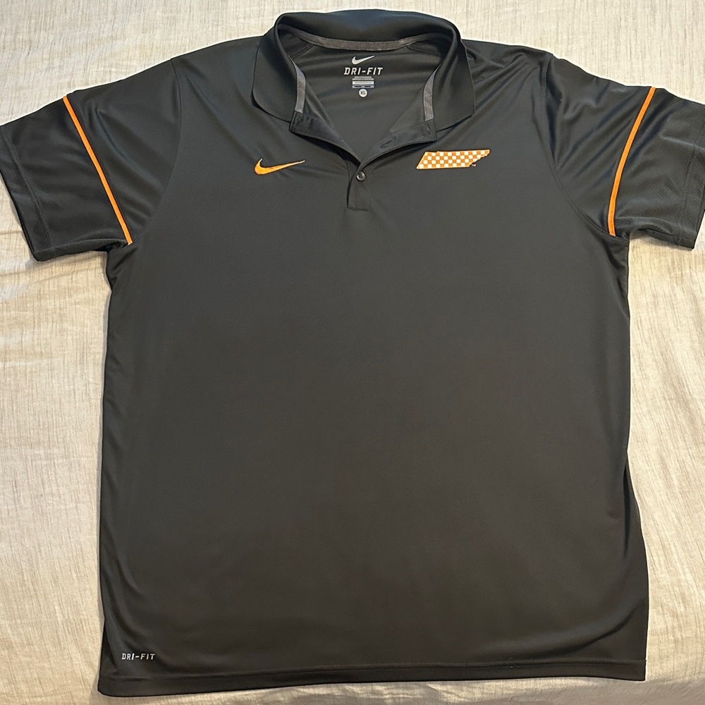 Nike Tennessee Vols Men's Dark Gray Polo